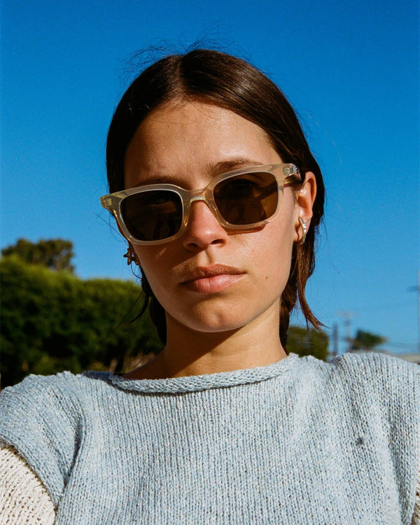 The Dropout Boogie / Crystal Champagne Bio & Polarised Bronze Lens - Shade Files